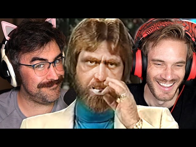 Ken And Pewdiepie Learn Magic Tricks From Discount Chuck Norris
