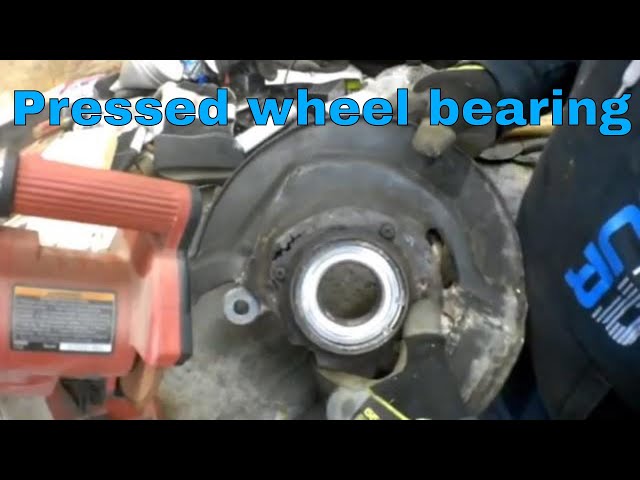 Honda Odyssey pressed wheel bearing replacement