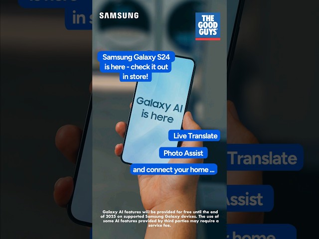 Sync Your TV and Soundbar Using the Samsung Galaxy S24 | The Good Guys 
