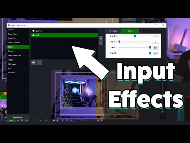 How to use Input Effects.