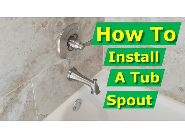 How to Install Bathtub Spout, Solder on Adapter, Delta In2ition