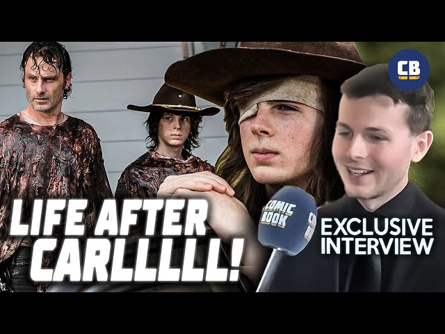 Life AFTER Carl! Talking The Walking Dead With Chandler Riggs! The Ones Who Live Red Carpet