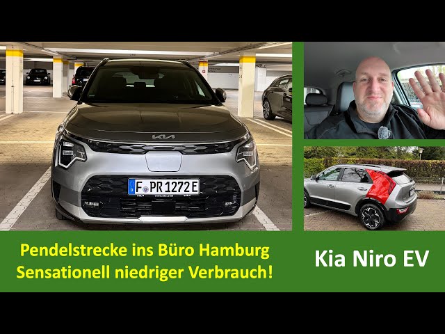 Mit dem Kia Niro EV durch Hamburg I Klasse Verbrauch I Pendelstrecke ins Büro I Generation - E