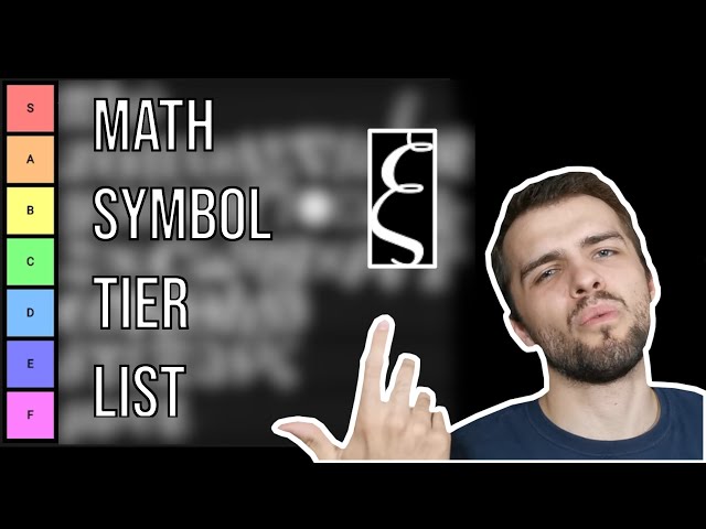 Math Symbol Tier List