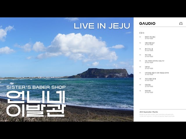 [Spatial Audio Playlist] "Hello, Sister's Barber Shop" with Jeju Sea Sounds | Gaudio Playlist