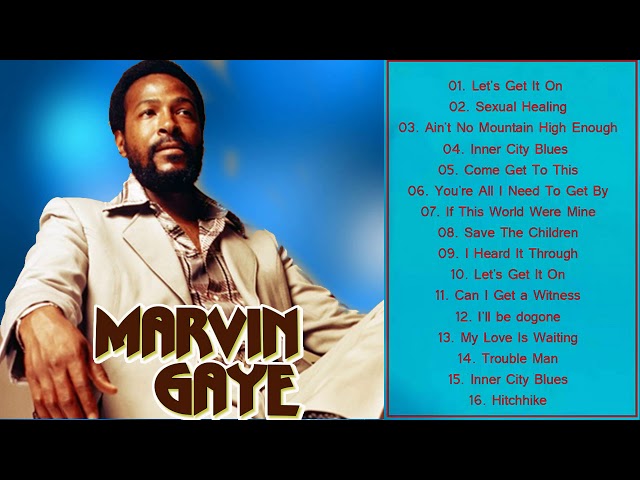 Marvin Gaye Greatest Hits Full Album -  Best Songs Of Marvin Gaye 2018