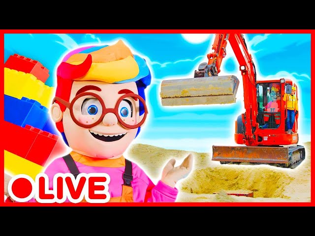 - 🔴 LIVE | PLAY WITH EXCAVATORS, TOYS AND BIG TRUCKS 🚛 Kids pretend play compilation