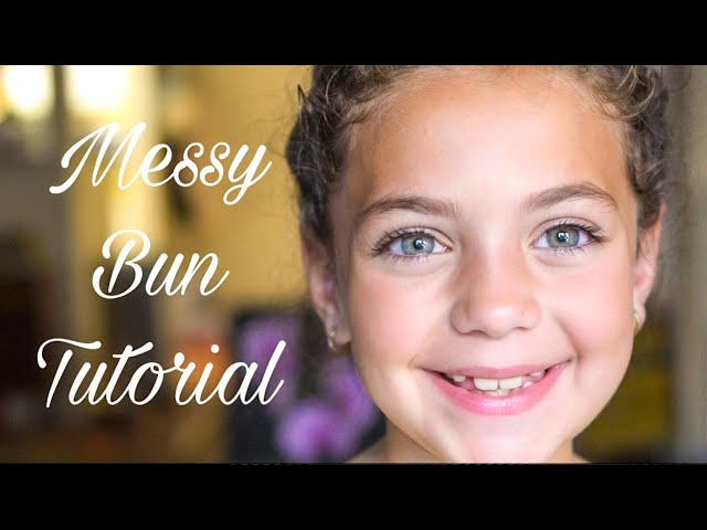 Viral Messy Bun Tutorial - Sophie Fatu and Family (Easy Hair Style)