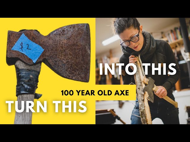 Newbie's Guide Restoring a 100 yr old axe on a BUDGET
