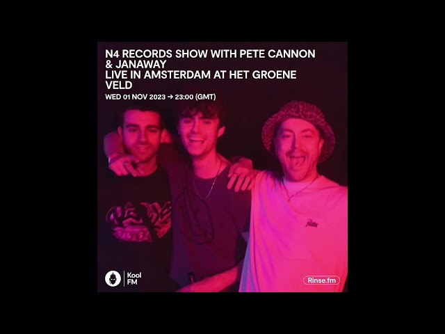 Pete Cannon Live In Amsterdam... N4 x Singularity x Percy Mingle