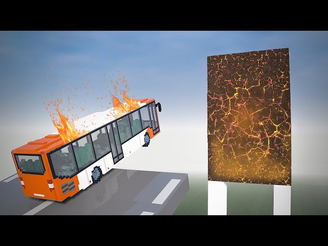 Cars vs Lava Wall | Teardown