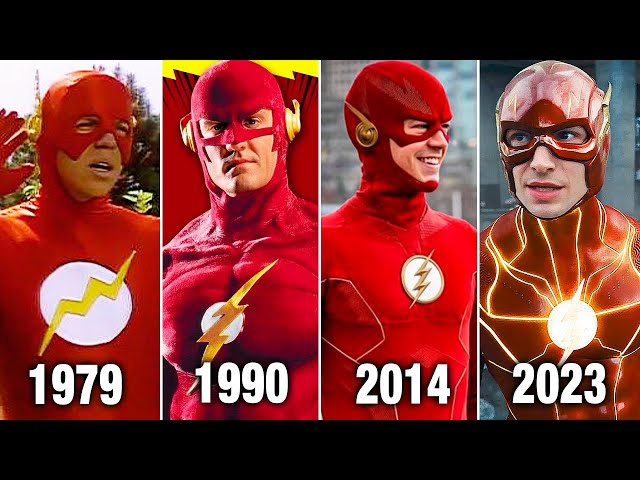 Evolution of The Flash in Movies & TV (1979-2023)