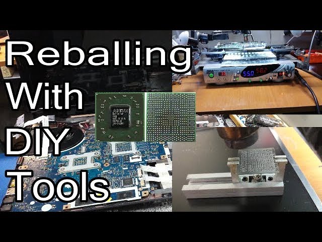 Reballing Packard Bell TK81 With DIY BGA Rework Station