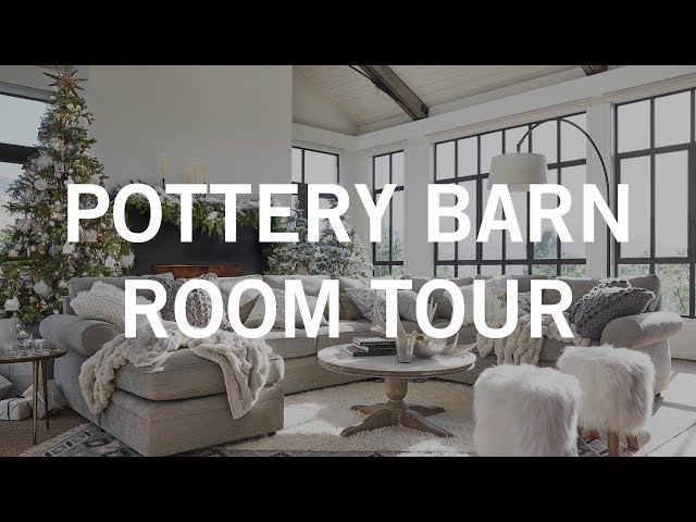 Pottery Barn Room Tour: Cozy Luxe Holiday Living Room