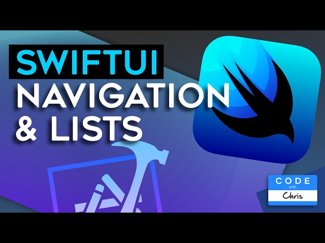 SwiftUI - How to do Navigation in your Swift UI app