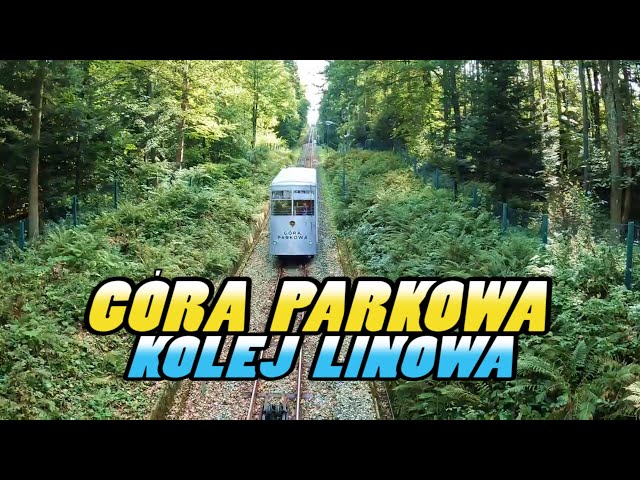 Kolej Linowa GÓRA PARKOWA Krynica-Zdrój ||  Funicular Cableway - Krynica-Zdrój - Poland (4k)