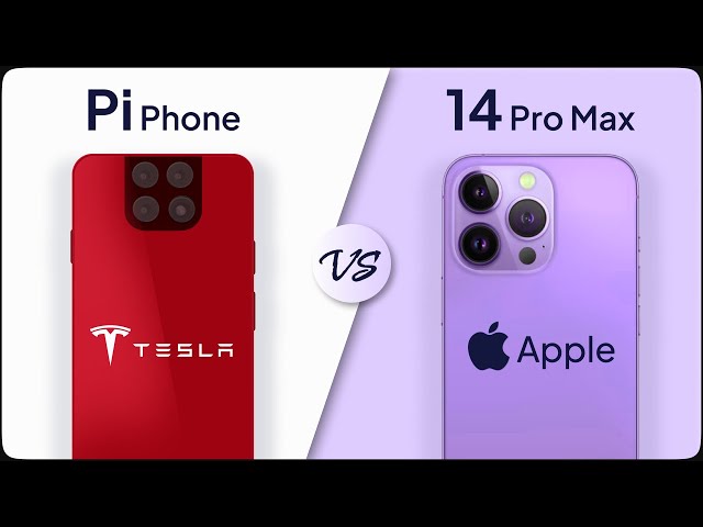 Tesla Pi Phone vs iPhone 14 Pro Max Comparison (Rumor & Leak) | Mobile Nerd