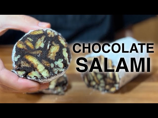 Chocolate Salami | Easy Holiday Treat!
