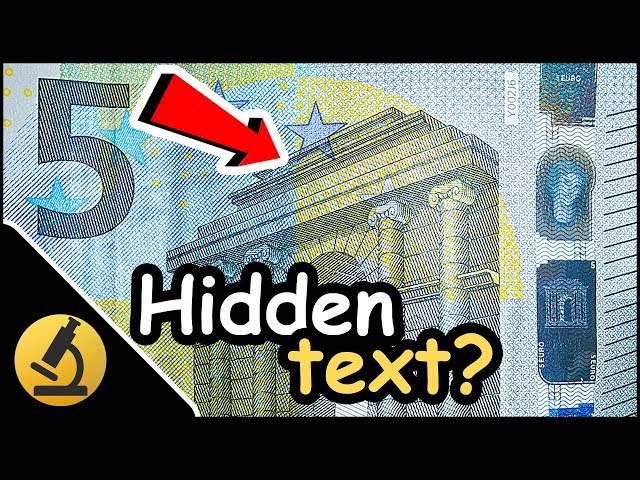 Things You've Never Seen Before (Money Under the Microscope)