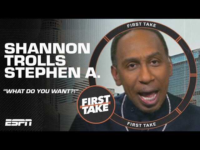 📞 WHAT DO YOU WANT?! 😒 Shannon Sharpe CALLS IN TO TROLL Stephen A. for the Knicks' loss | First Take