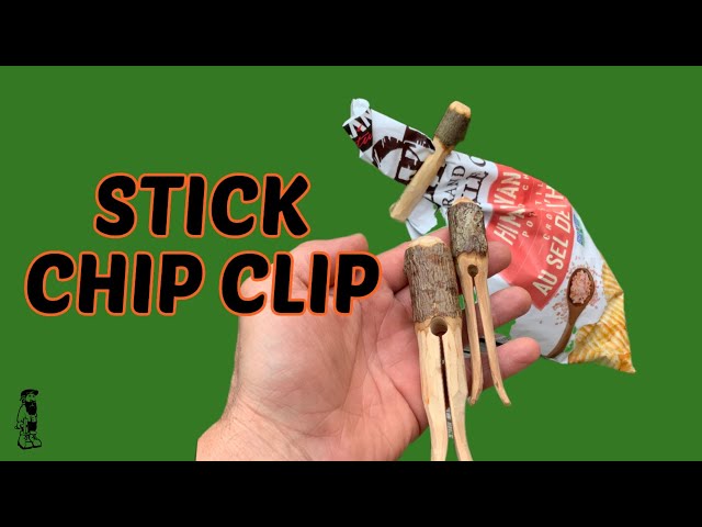 Made a  Chip Clip/Clothespin From a Stick