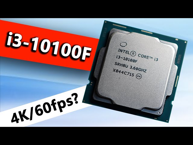 Intel i3-10100F - Can it Handle 4K/60fps Gaming?