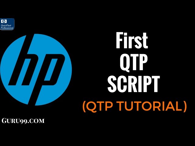 Script - HP UFT/QTP Tutorial  #4