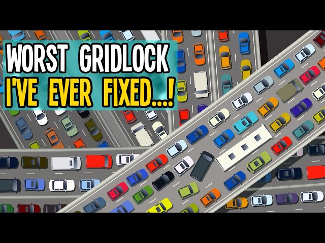 Taking a NIGHTMARE TRAFFIC City to PERFECTION in Fix Your City!