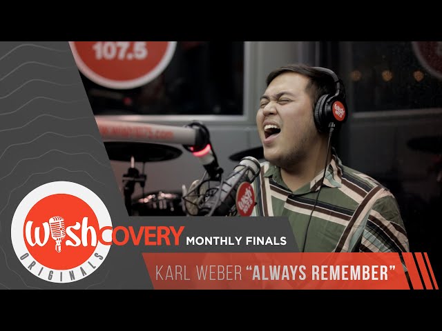 Karl Weber performs "Always Remember" LIVE on Wish 107.5 Bus