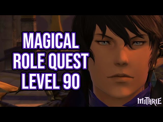 FFXIV 6.1 1677 Magical Ranged Role Quest Level 90