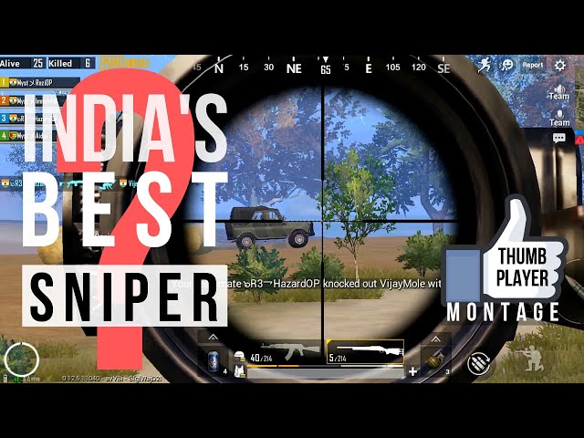 THIS GAMEPLAY WILL MAKE YOU SUBSCRIBE | BEST SNIPER MONTAGE PUBGM | PART 1
