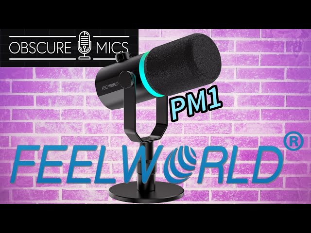 Another XLR/USB Podcast Mic?  The Best One For Under $60?  The Feelworld PM1 Dynamic Microphone