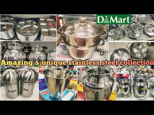 Dmart latest offers on many stainless steel kitchen-ware collection, Amazing, unique, useful & cheap