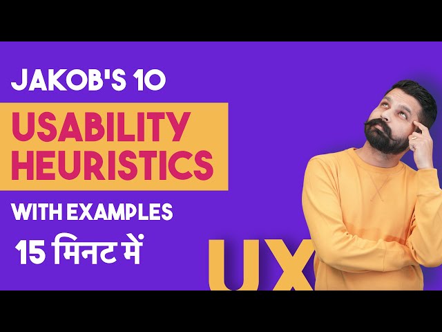 Usability Heuristics by Jakob Nielsen Usability testing ux design by graphics guruji