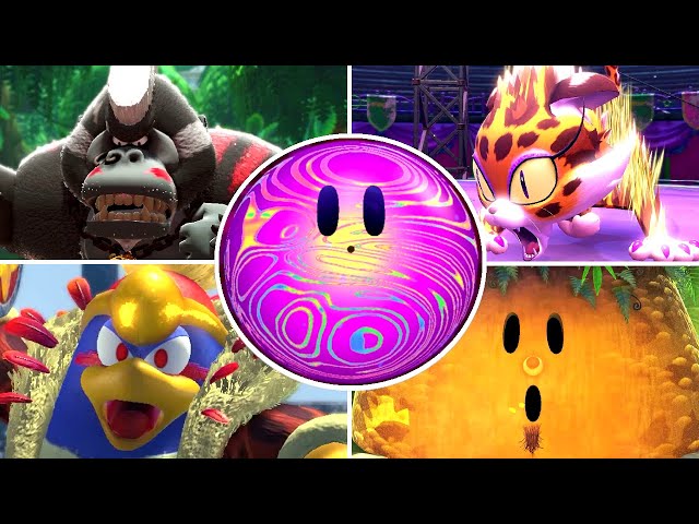 Kirby and the Forgotten Land - All Main Story Bosses