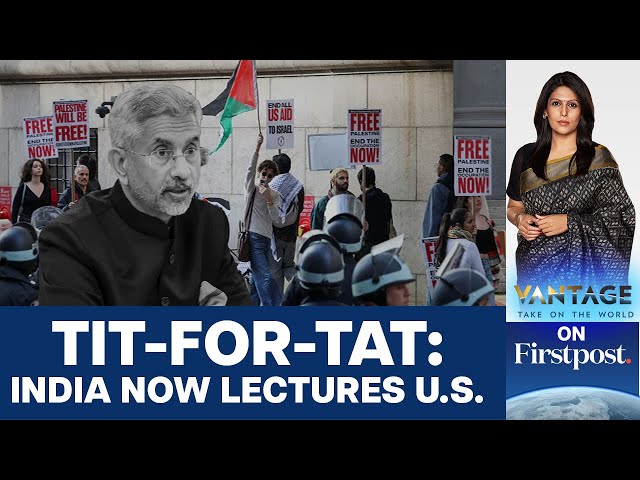 India's Advice to US Over Gaza Protest in Colleges | Vantage with Palki Sharma