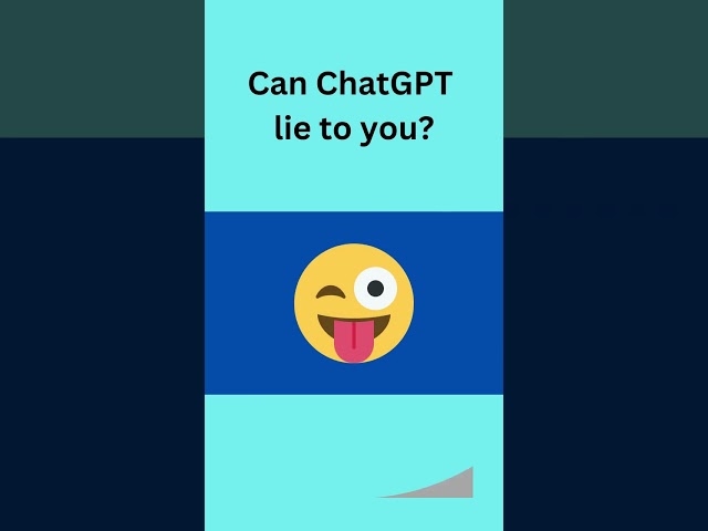 ChatGPT - Can it Lie to you?