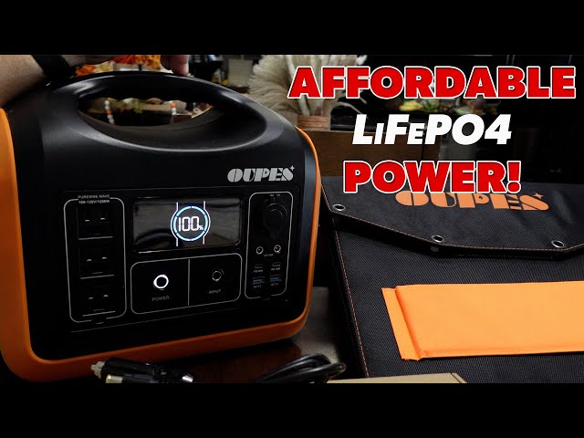 OUPES 1200w LiFePO4 Solar Generator Power Station Review