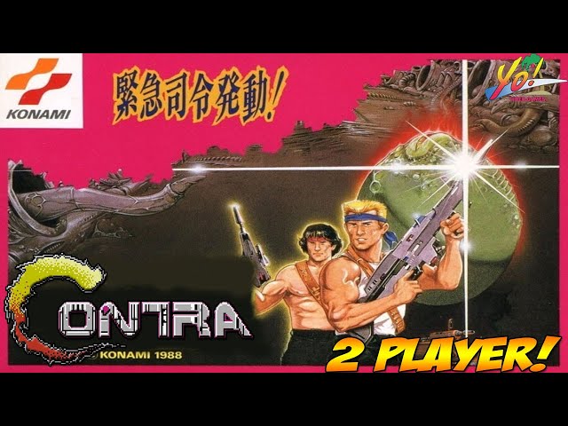 Contra NES! 2 Player Playthrough! - YoVideogames
