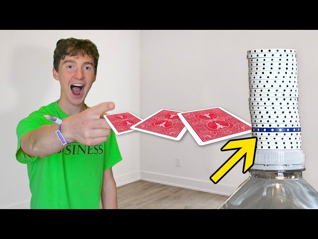 IMPOSSIBLE ODDS Card Throwing!