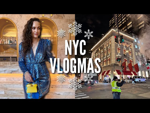 NYC VLOGMAS! Louis Vuitton 200 Trunks Exhibit & A White Elephant Party
