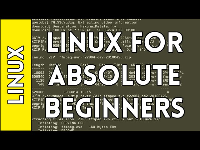 First Commands - Introduction to Linux for Absolute Beginners #1 (2016)