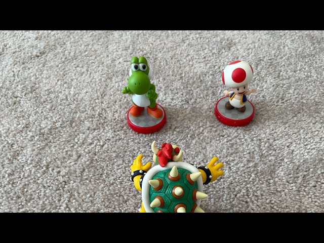 Bowser Chases Yoshi And Toad!