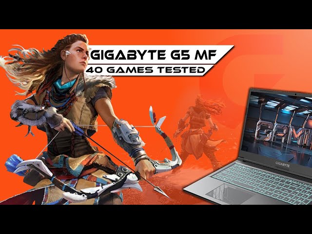 Gigabyte G5 MF (2023) Gaming Benchmarks: 40 Games Tested (i5-12500H, RTX 4050)
