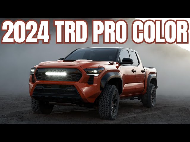 2024 Tacoma TRD Pro Color REVEALED!! - TERRA
