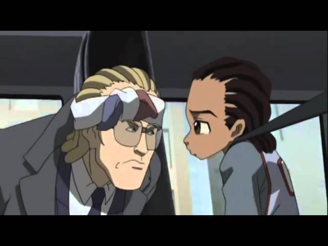 The Boondocks - Gin Rummy's best scene - SAY WHAT!