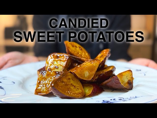 Korean Candied Sweet Potatoes! No Frying! Easy And Yummy!