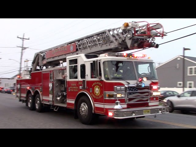 North Wildwood Fire Department Ladder 2-2 Responding 6-30-23
