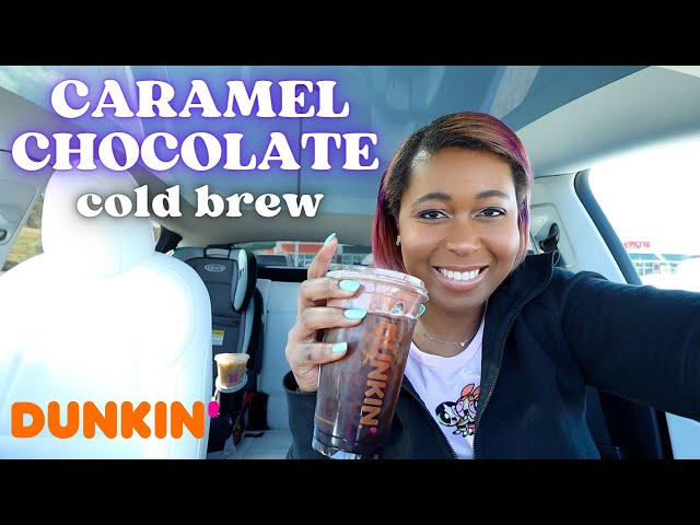 Tasting Dunkin Caramel Chocolate Cold Brew, Irish Creme Frozen Coffee and Irish Creme Iced Coffee