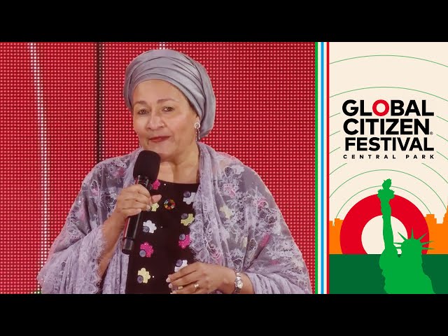Amina Mohammed Calls for Urgent Action on Climate & Gender Equity | Global Citizen Festival 2023